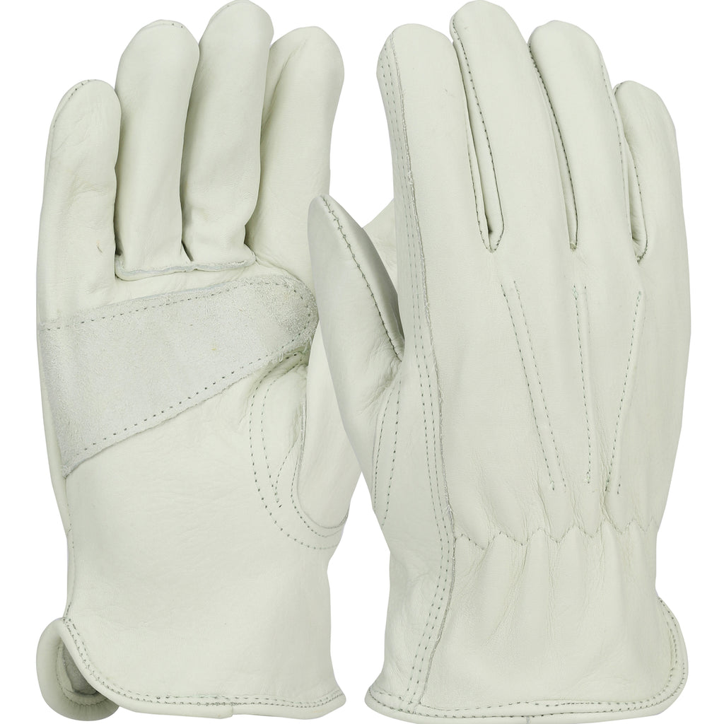 PIP 984K Premium Grade Top Grain Cowhide Leather with Reinforced Palm Patch Keystone Thumb Driver Gloves (One Dozen)