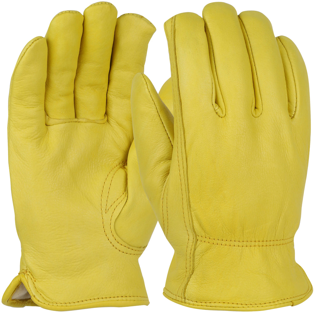 West Chester 9920KT Premium Grade Top Grain Deerskin Leather Keystone Thumb Drivers Gloves (One Dozen)