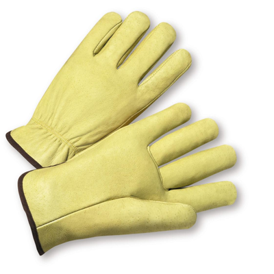 a pair of pigskin leather driver gloves