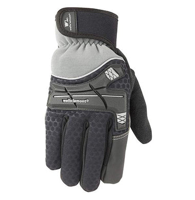 Wells Lamont 7763 Men's Hi-Dexterity Winter Gloves, 40-gram Thinsulate, Knuckle Protection, 12 Pairs