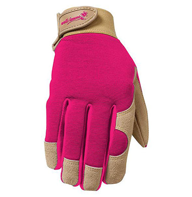 Wells Lamont Work Gloves, Women's, Suede Leather Palm Ultra Comfort, Medium, Color Received May Vary 1042