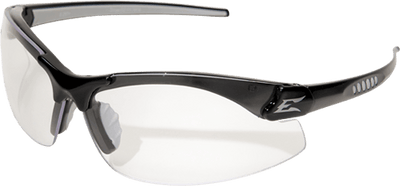 a pair of clear glasses from Edge Eyewear brand
