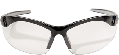 a pair of clear safety glasses from Edge brand