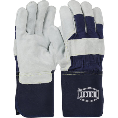 PIP IC8 Iron Cat Splitcowhide Premium Leather with Knuckle Strap Gloves (One Dozen)