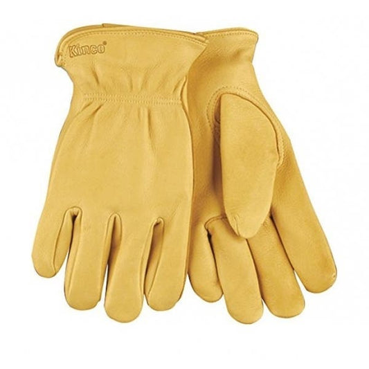 Kinco 90 Unlined Premium Grain Deerskin Drivers Gloves (3 Pair)