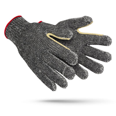 Kut Gard MATPBK40GYPL-OERT Heavy Weight Seamless Knit ATA/Cotton Blended Glove (One Dozen)