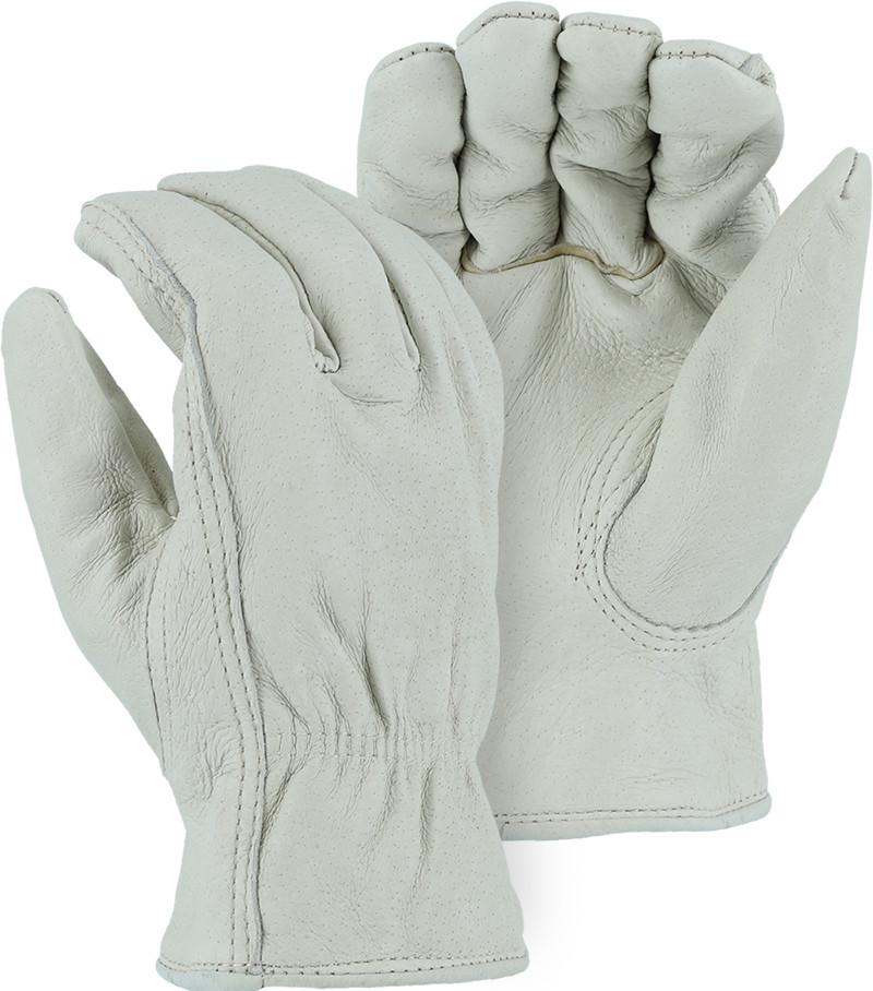 Majestic 1511P Pigskin Fleece Winter Lined Drivers Gloves (One Dozen)