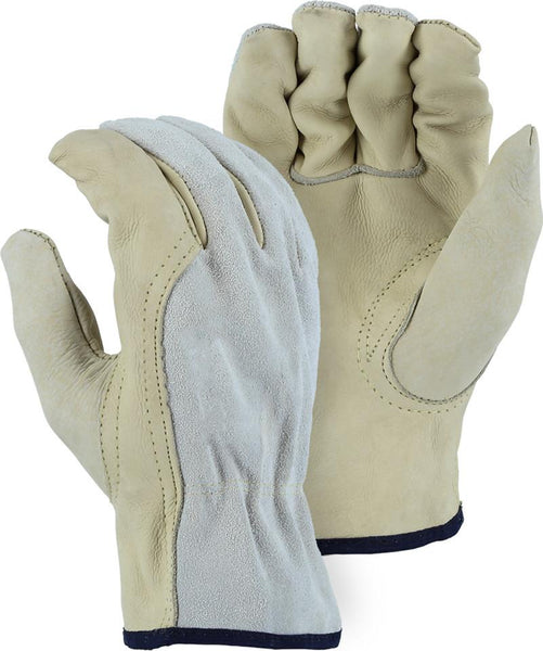 a pair of finger gloves from Majestic Gloves brand