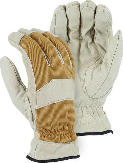 Majestic 1572 Cowhide Fleece Lined Drivers Gloves (one dozen)