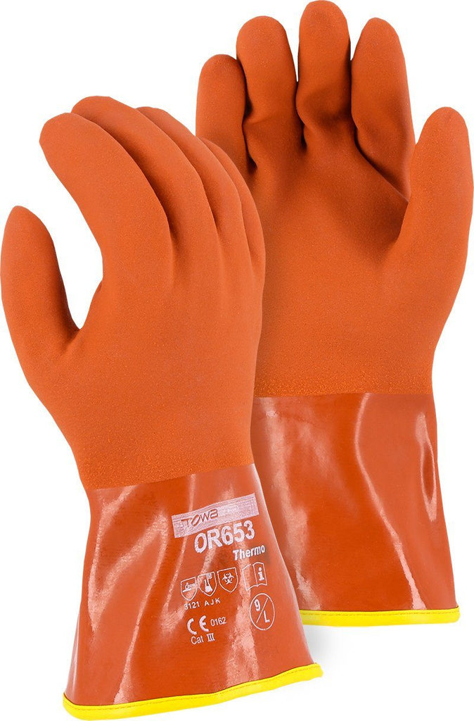 Majestic 3703 Double PVC Thermal Lined Gloves 