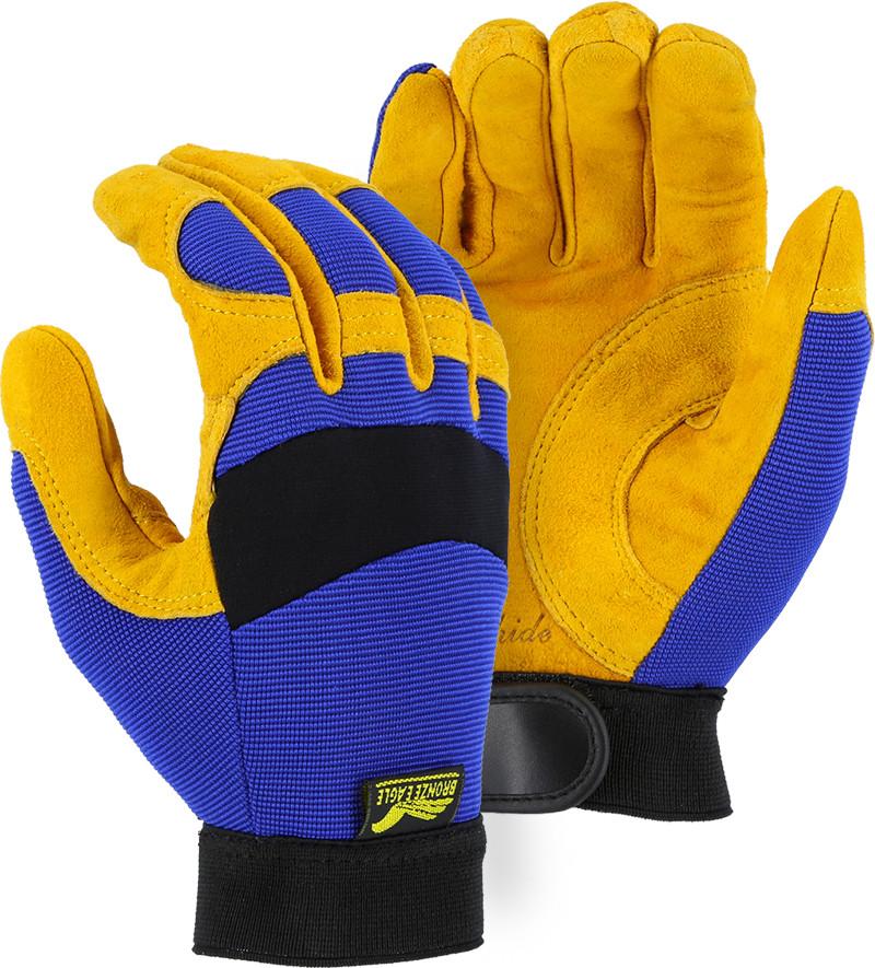 Majestic Calf Skin Palm Mechanics Gloves 2154 (one dozen)