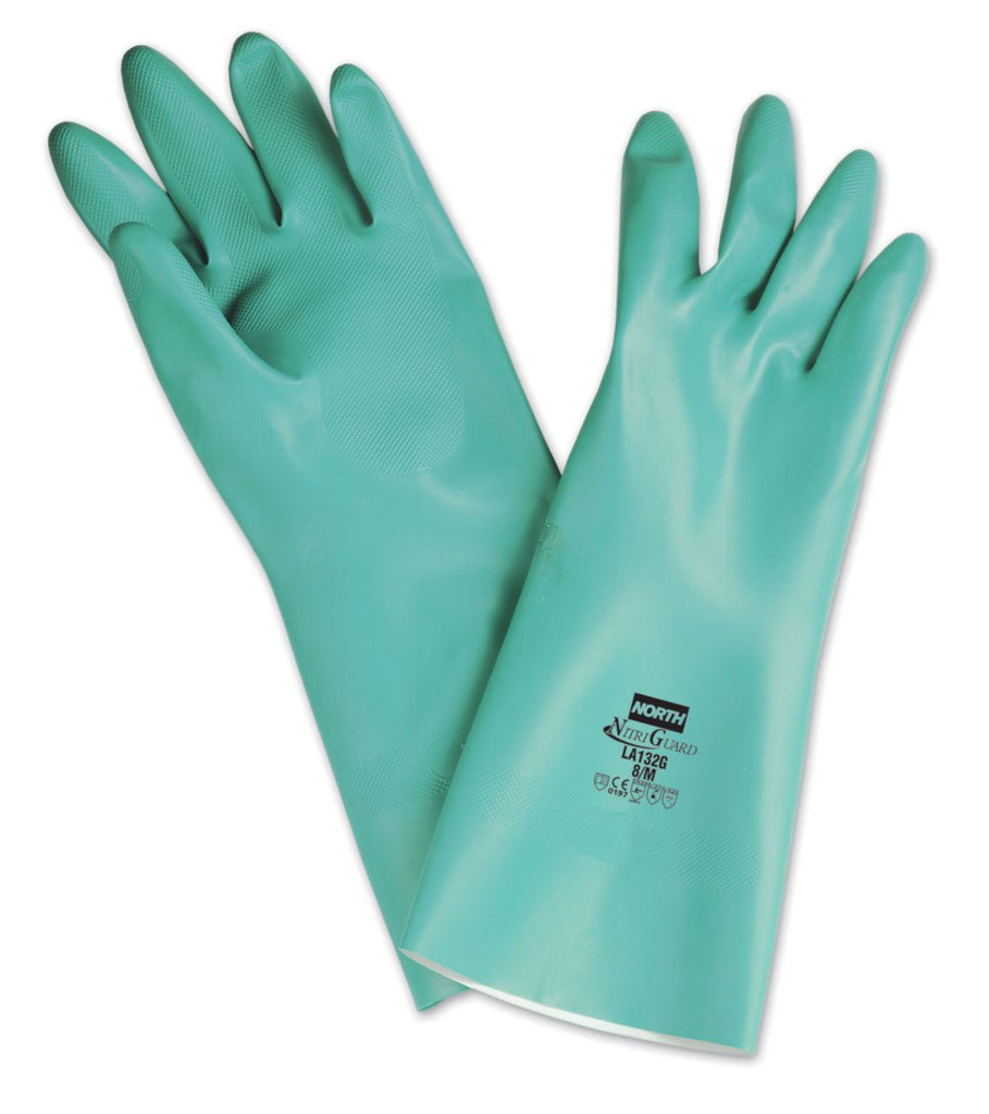 Honeywell Nitriguard Plus LA132G Unsupported Nitrile, Chemical Resistant Gloves (Twelve Dozen)