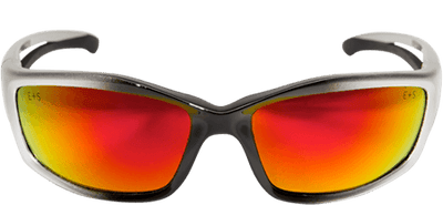 Edge GSKAP119 Kazbek Aqua Red Mirror Glasses (One Dozen)