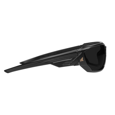 Edge Eyewear Dawson TXD416 Matte Black Frame/Polarized Smoke Lens Safety Glasses