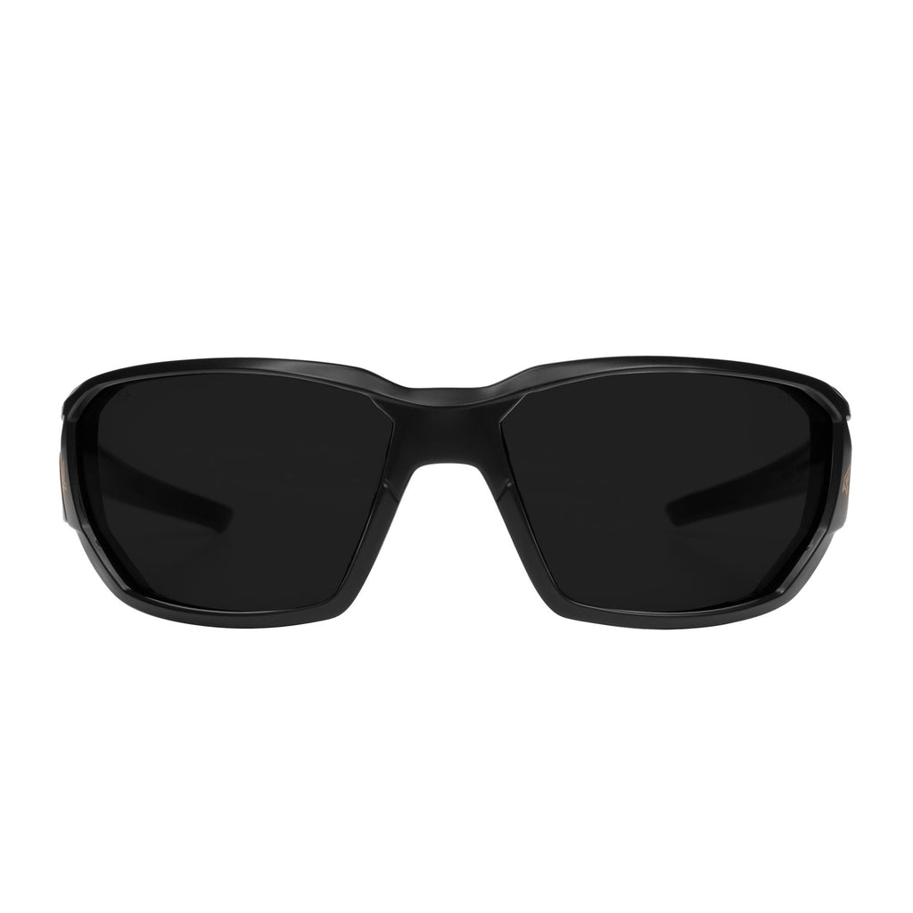 Edge Eyewear Dawson TXD416 Matte Black Frame/Polarized Smoke Lens Safety Glasses