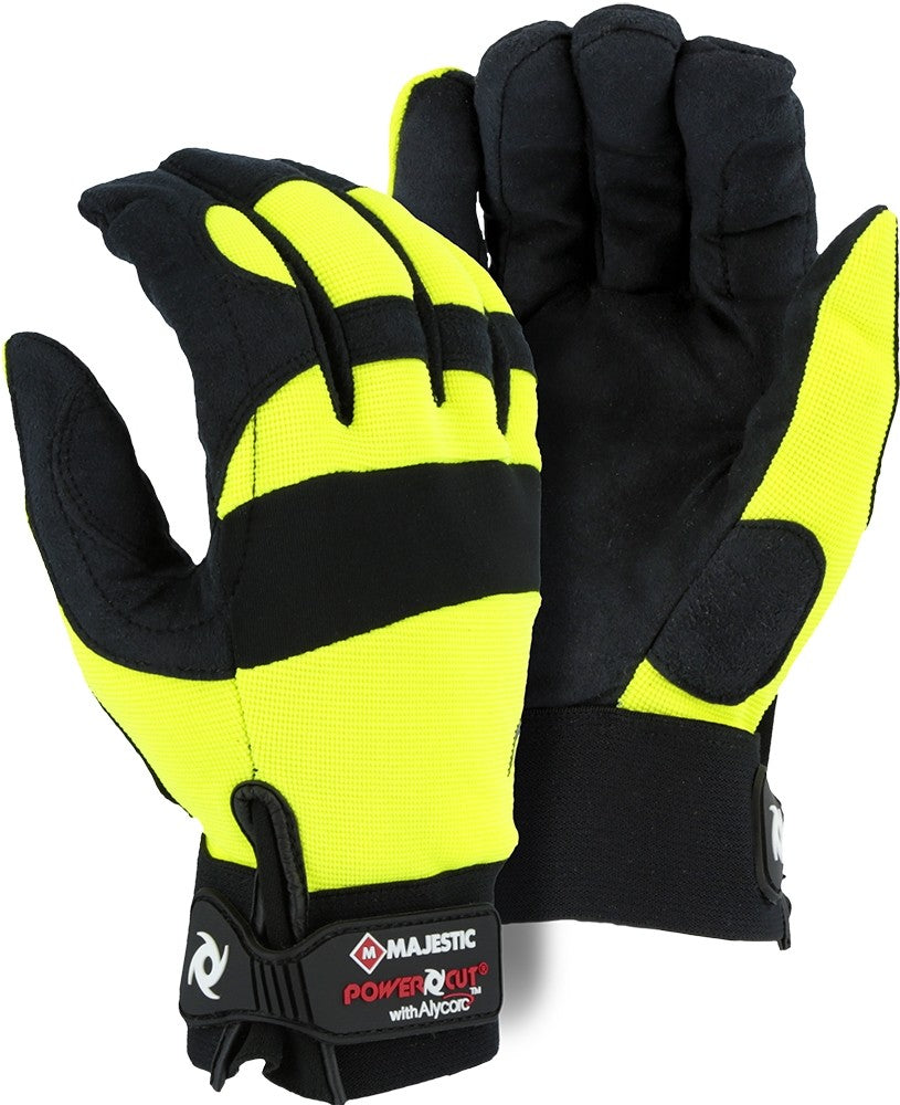 Majestic A2P37Y Powercut with Alycore Cut & Puncture Resistant Mechanics Glove (1 Pair)