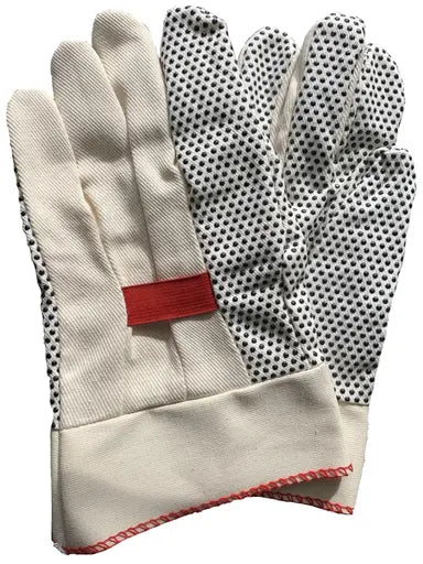 Southern Glove UPD10EXSCXL Premium Grade Black PVC Dots Single Palm Glove, X-Large (One Dozen)