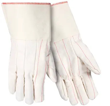 Southern Glove UCHF18WDGL Premium Grade Corded Poly/Cotton Outer Nonwoven Liner Double Palm Glove (One Dozen)