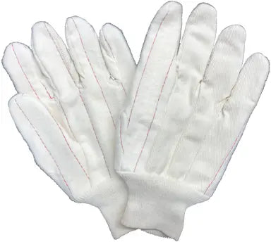 Southern Glove UHF183NOL Premium Grade Cotton and Nonwoven Liner Palm Nap Out Double Palm Glove, Large (One Dozen)