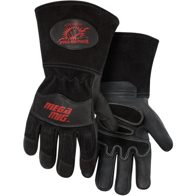 Steiner Industries 0235 Pro Series MegaMIG Super Premium MIG Welding Gloves (One Dozen)