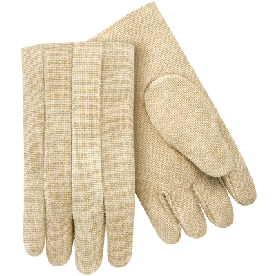 Steiner Industries 07114 Vermiculite Coated Fiber Glass High Temperature Thermal Protective Gloves (6 Pairs)